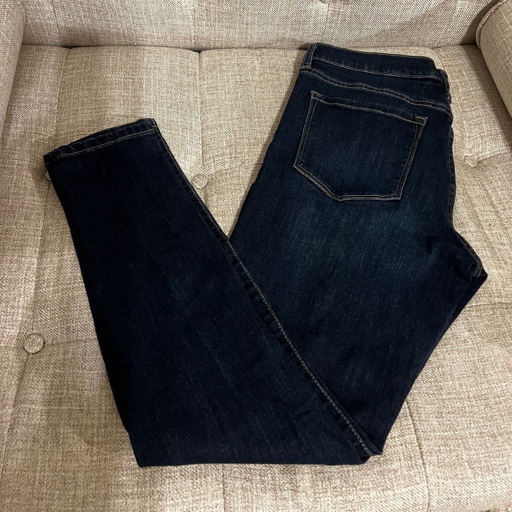 Banana Republic Dark Wash Mod Rise Skinny Fit Jeans